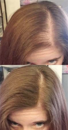 Before and after coverage along the parting line